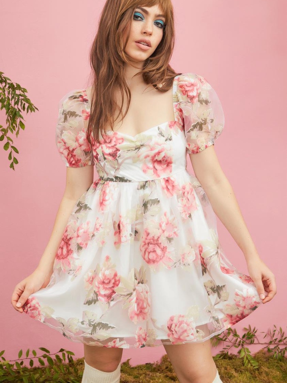 Sugar Thrillz | Darling Rose Babydoll Dress